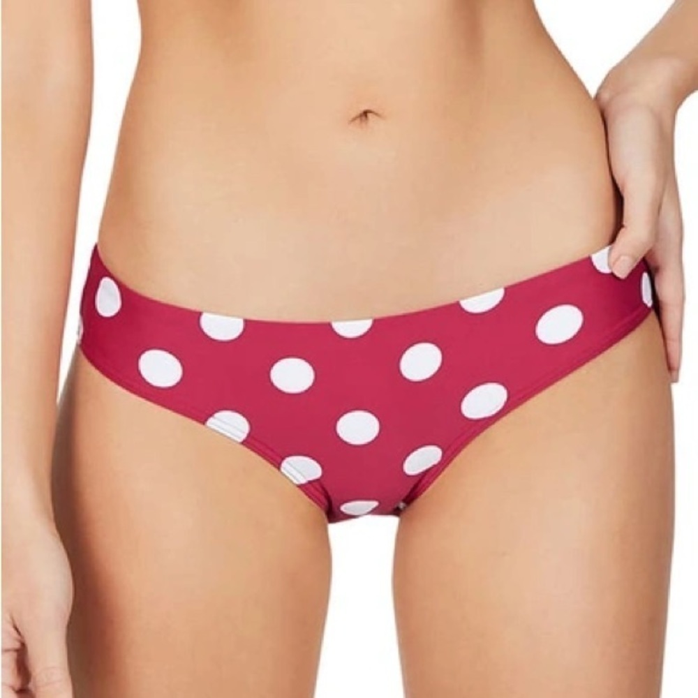 Sea Level Polka Dot Bikini Bottoms in Rose' - NWT - Size 4